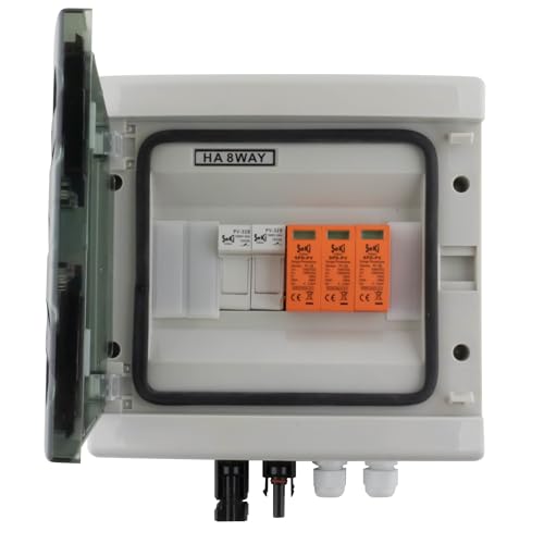 SeKi DC 1 String 3P T2 Solar Anschlusskasten Überspannungsschutz/Blitzschutz 32A 1000V; Aufputz Gehäuse IP65 8 Module; PV Photovoltaik SeKi DC 1 String 3P T2 Solar Anschlusskasten Überspannungsschutz/Blitzschutz 32A 1000V; Aufputz Gehäuse IP65 8 Module; PV Photovoltaik von SeKi