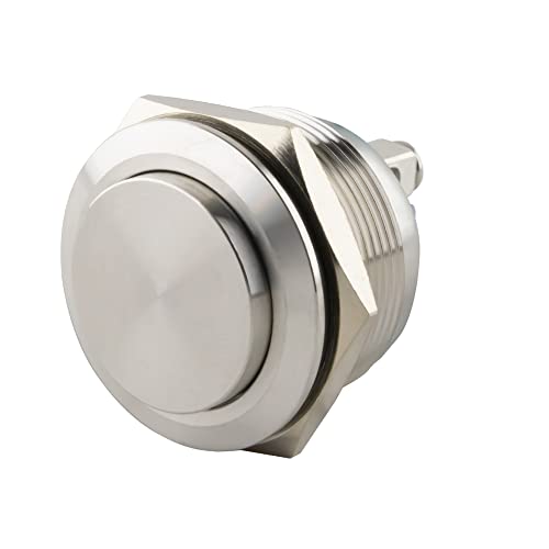 SeKi Edelstahl Drucktaster Ø25mm tastend hervorstehender Kopfform Schraubanschluss; Klingeltaster, Standard - Schraube SeKi Edelstahl Drucktaster Ø25mm tastend hervorstehender Kopfform Schraubanschluss; Klingeltaster, Standard - Schraube von SeKi