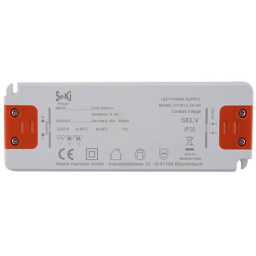 SeKi LED-Netzteil L-100-24 - 24V - 4,16A - 100W; LED Treiber - Transformator - Netzteil - Driver - Trafo von SeKi