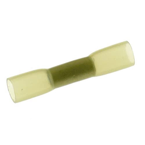 Stoßverbinder, 4,0-6,0mm², mit Schrumpf, 25 STK gelb von SeKi