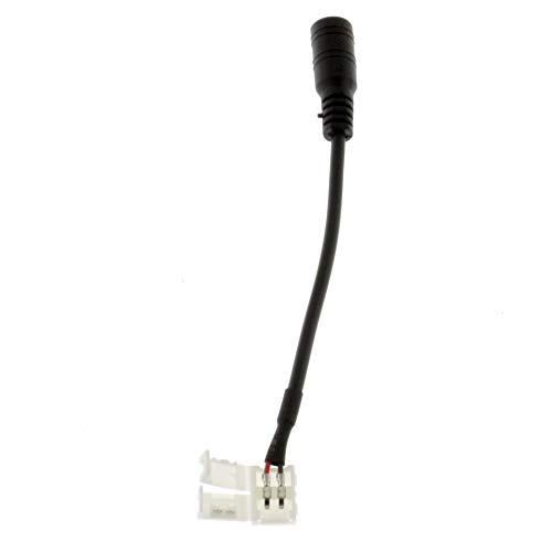 Stromadapter für LED Streifen (8mm); 5,5x2,1 auf LED Clip - DC Verbinder LED Stripe von SeKi