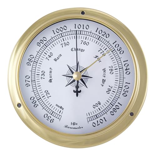 Sea-Club Barometer Nautik Messing Ø=12cm von Sea-Club
