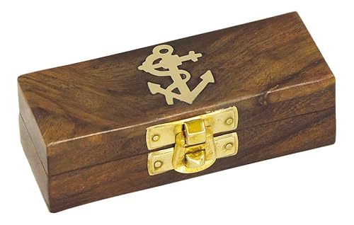 Sea-Club Holzbox Schatulle Holz 10x4cm Maritime Dekoration von Sea-Club