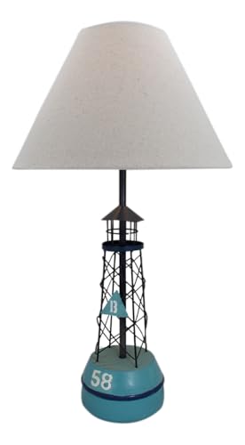 Sea-Club Lampe-Boje Schirmlampe Holz/Metall H=42cm Ø=12cm von Sea-Club