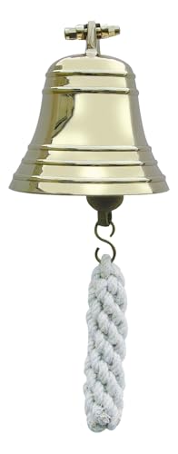 Sea-Club Schiffsglocke schwere Variante Wandglocke Messing Ø=10cm von Sea-Club