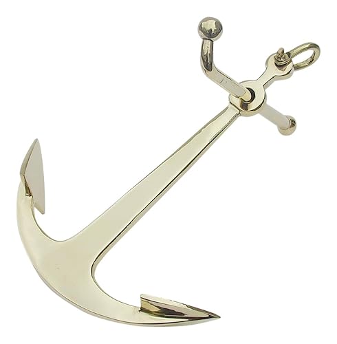 Sea-Club Stockanker Anker Messing H=19cm von Sea-Club