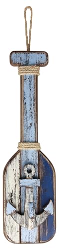 Sea-Club Wand-Deko - Paddel mit Haken Wanddeko Holz 11x47cm von Sea-Club