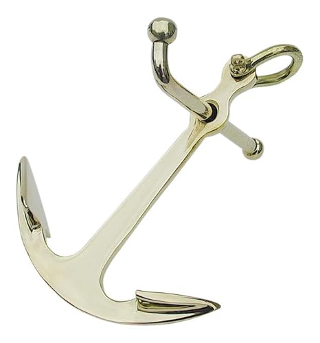 Sea-Club Stockanker Anker Messing H=13cm von Sea-Club