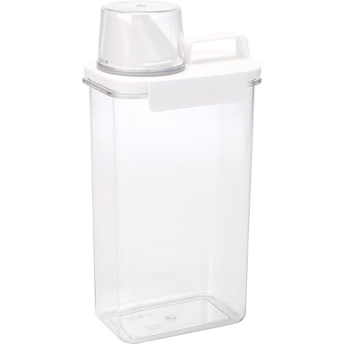 Sea Team Futterbehälter 2,3L für Hund/Katze/Nager - Transparenter Großbehälter mit Deckelclip - Luftdicht & insektensicher - PP/PET Material - Ideal für Mehrkatzenhaushalte von Sea Team