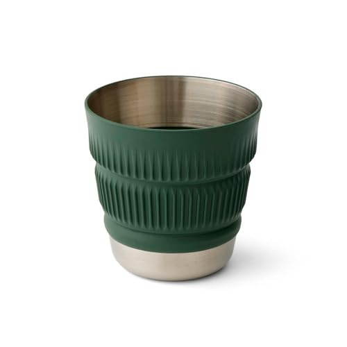 Sea to Summit Detour Stainless Steel Collapsible Mug - Falt-Becher green von Sea to Summit