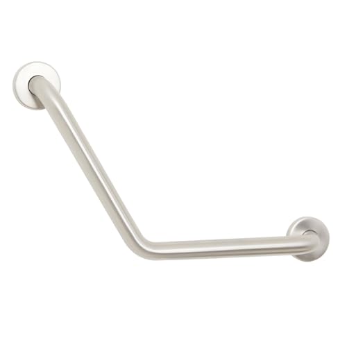 Boomerang-Haltegriff für Dusche, 30,5 x 30,5 cm, Edelstahl von Seachrome