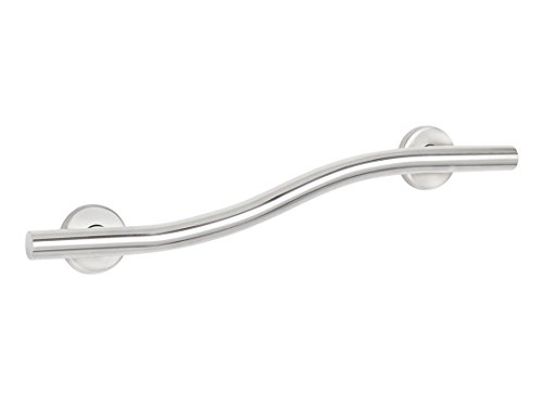 Seachrome Haltegriff für Badezimmer, gewellt, satiniert, 61 cm von Seachrome