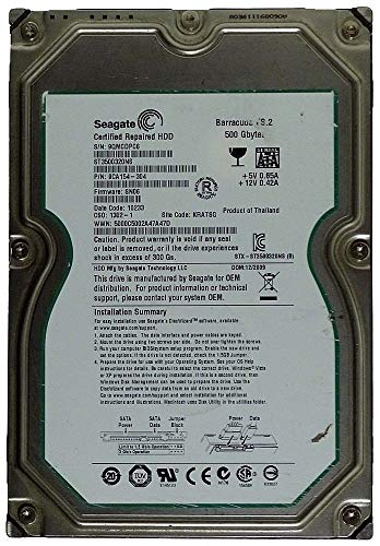 500GB Seagate Certified Repaired ES.2 ST3500320NS SATA2 HDD ID14219 (Generalüberholt) von Seagate