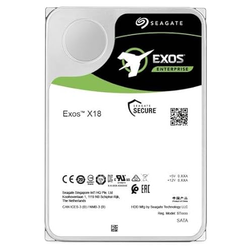 Enterprise C EXOS X18 12TB 3,5 Zoll 7200 U/min SAS Helium 512E von Seagate