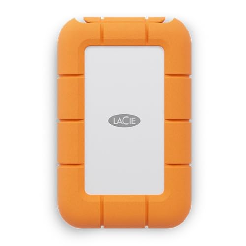 Seagate Rugged Mini externe SSD 4TB, 40 Gb/s, 2.000 MB/s,kompatibel mit PC / Mac / iPad / Thunderbolt 4 u. 3, inkl. 3 Jahre Rescue Service, Modellnr.: STMF4000400 von LaCie