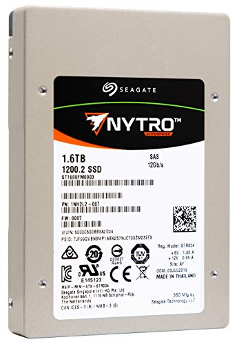 Seagate 1200.2 SSD 1600GB Dual 12Gb/s SAS 4096MB cache 6,4cm (2,5") NAND Flash Type eMLC Consistent Performance von Seagate