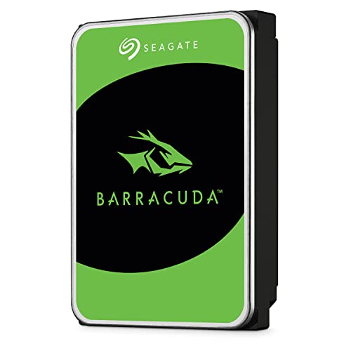 Seagate BarraCuda Pro 10TB interne Festplatte, 3.5 Zoll, 7200 u/min, 256 MB Cache, SATA 6GB/s, silber, Bulk, Modellnr.: ST10000DM00044 von Seagate