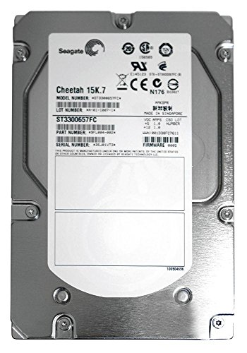 Seagate Cheetah 15K.7 ST3300657FC Interne Festplatte 300GB (8,9 cm (3,5 Zoll), 15000 rpm, Fibre Channel 4 GB/s) bulk von Seagate