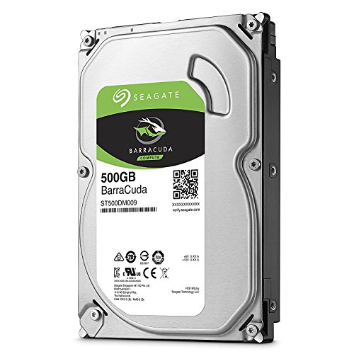 Seagate Desktop Barracuda 7200 500GB HDD 7200RPM SATA Serial ATA 6GB/S Ncq 32MB Cache 8, 9cm 3, 5Zoll Blk von Seagate