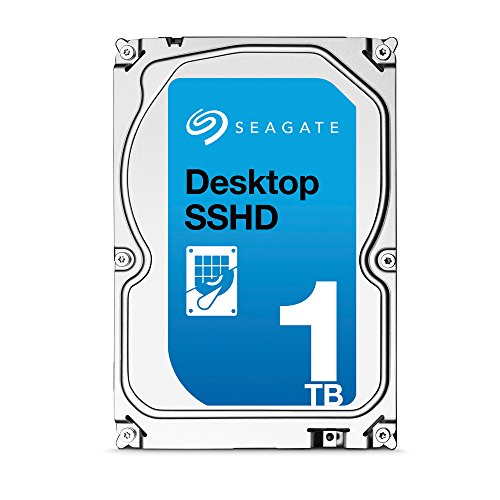 Seagate Desktop ST1000DX001 SSHD 1TB Interne Hybrid-Festplatte ((3,5 Zoll) 7200rpm, 64MB Cache, SATA III) von Seagate