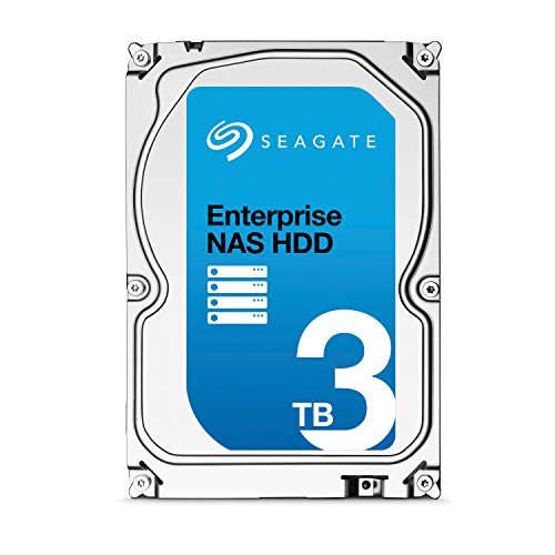 Seagate Enterprise NAS HDD - 3 TB - interne Festplatte, ST3000VN0001 (3,5 Zoll), 7200rpm, 128 MB Cache, SATA III für NAS-Betrieb von Seagate