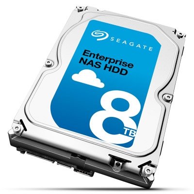 Seagate Enterprise NAS HDD - 8 TB - interne Festplatte, ST8000NE0001 (3,5 Zoll), 7200rpm, 256 MB Cache, SATA III für NAS-Betrieb von Seagate