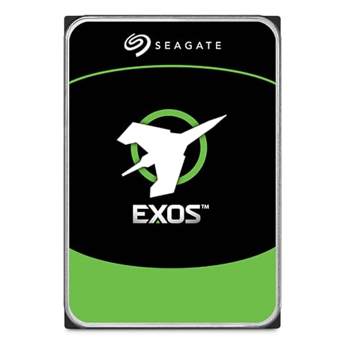 Seagate Exos 26TB Enterprise Festplatte HDD SATA 6Gb/s 512MB Cache 7200 U/min 512e CMR Helium versiegelte 3,5-Zoll-Festplatte ST26000NM000C von Seagate