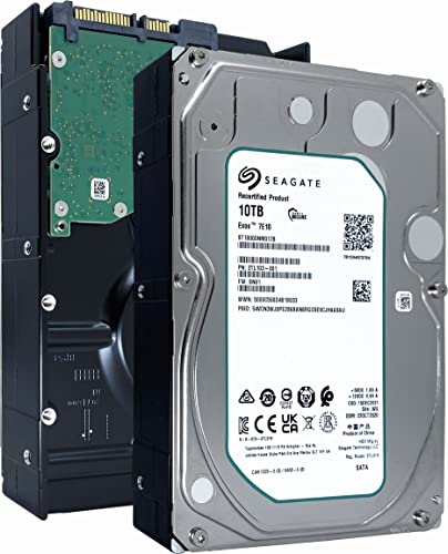 Seagate Exos 7E10 Enterprise Class 10 auf HDD 3,5 Zoll (8,9 cm) Modell Nr.: ST10000NM017B (Generalüberholt) von Seagate