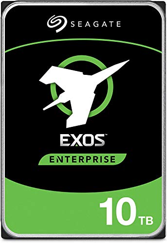 Seagate Exos X10 Enterprise 3,5 Zoll Festplatte (10 TB) SAS 12 Gb/s 7200 U/min 256 MB (intern) - SED-FIPS (140-2) Modell (512E) von Seagate