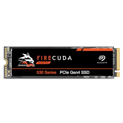 Seagate FireCuda 530 NVMe SSD 2TB, für PS5/PC, M.2 PCIe Gen4 ×4 NVMe 1.4, bis zu 7.300 MB/s, 3D-TLC-NAND, 640 TBW, 3 Jahre Rescue Service, Modellnr.: ZP2000GM3A013 von Seagate