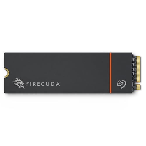 Seagate FireCuda 530R NVMe SSD 2TB, Für PS5/PC, M.2 PCIe Gen4 ×4 NVMe 1.4, bis zu 7.400 MB/s, 3D TLC NAND, 5.050 TBW, Kühlkörper, inkl. Data Rescue Service (ZP2000GM3A073) von Seagate