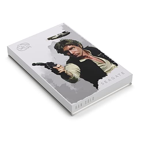 Seagate FireCuda Gaming HDD 2 TB, tragbare externe Festplatte, Star Wars Edition Han Solo, PC Gaming, USB 3.2, inkl. 3 Jahre Rescue Service, Modellnr.: STKL2000413 von Seagate
