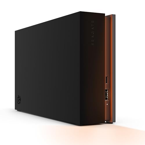 Seagate FireCuda Gaming Hub, 16TB externe HDD, PC-Gaming, inkl. 3 Jahre Rescue Service, Modellnr.: STKK16000400 von Seagate