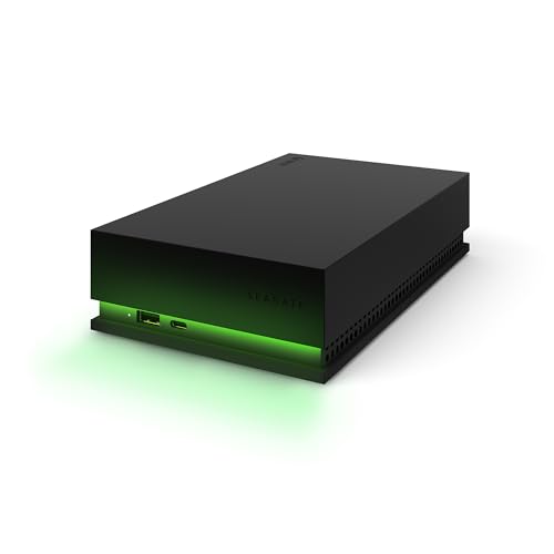 Seagate Game Drive Hub Xbox 8TB, Externe Festplatte, 3.5 Zoll, USB 3.0, Xbox, grau, inkl. Data Rescue Service (STKW8000402) von Seagate