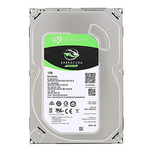 Seagate Interne Festplatte SATA 3.5 Barracuda Singpk (ST1000DM010) Von 1 TB (Generalüberholter) von Seagate