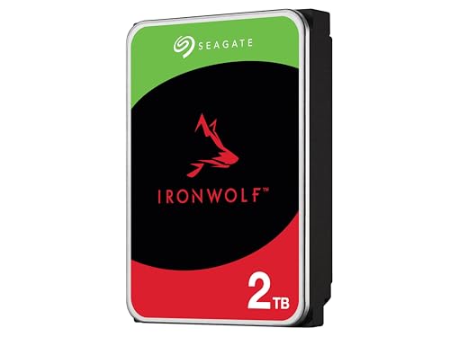 Seagate IronWolf 2TB 256MB 3.5 Zoll SATA 6Gb/s Interne CMR NAS Festplatte von Seagate