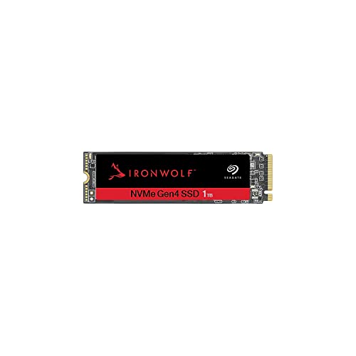 Seagate IronWolf 525 SSD 1TB, interne SATA SSD, NAS, bis zu 5000 Mb/s, PCIe Gen 4, inkl. 3 Jahre Rescue Service, Modellnr.: ZP1000NM3A002 von Seagate