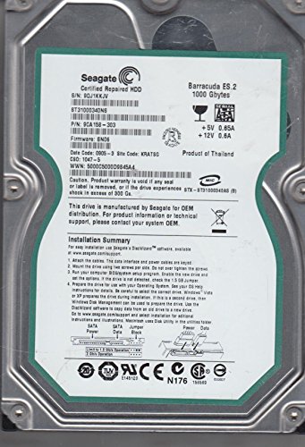 Seagate ST31000340NS – 1 TB interne Festplatte SATA300 von Seagate