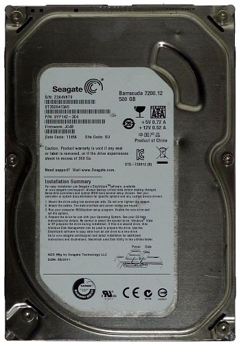 Seagate ST3500413AS Barracuda 7200.12 von Seagate