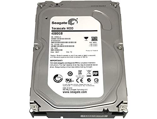 Seagate Terascale Festplatte (4 TB, 5900 U/min, SATA, 6 Gbit/s, DDR2, 64 MB Cache, 8,9 cm (3,5 Zoll), intern, refurbished) 4 TB von Seagate