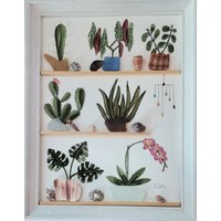 Indoor-Seeglasgarten - Seeglas- Und Kieselkunst Einzigartige Handgefertigte Einrahmung Seeglasbild Indoor-Seeglasgarten - Seeglas- Und Kieselkunst Einzigartige Handgefertigte Einrahmung Seeglasbild von SeaglassArtworks