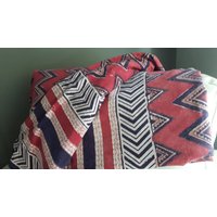 Baumwolle Tagesdecke, Made in India, Boho Bettwäsche, Schlafzimmer Dekor, Queensize Bettdecke von SeaglassVintageFinds