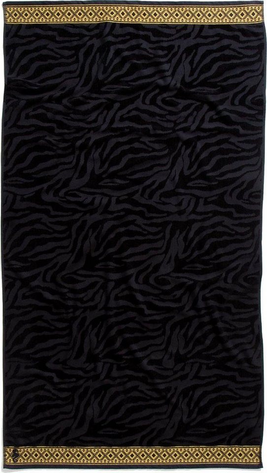 Seahorse Strandtuch Masai, Jacquard-Velours (1-St), 100x180, für Sauna und Pool, mit Muster Bordüre von Seahorse
