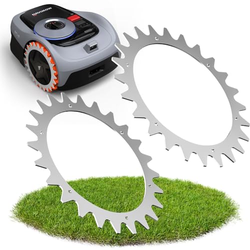 Edelstahl Spikes für Segway Navimow i105E - i108E Mähroboter, Traktionsverbesserung für Mähroboter, Durchmesser 257 mm von Seailka