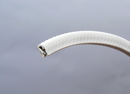 Kantenschutz weiß, kleine Höhe 9,5 mm x Klemmbereich 3 mm, weiß von Seal Rubber
