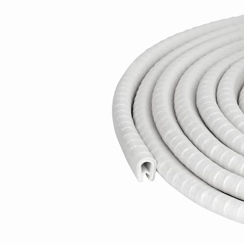 Kantenschutz weiß, kleine Höhe 9,5 mm x Klemmbereich 3 mm, weiß Kantenschutz weiß, kleine Höhe 9,5 mm x Klemmbereich 3 mm, weiß von Seal Rubber