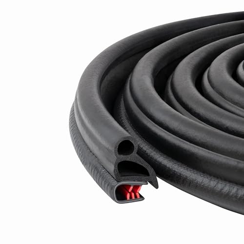 Schwarze Tür-Gummidichtung, große Griffweite 150 cm (61/64 Zoll) Birnenhöhe x 17/64 Griffbereich x 100 cm (43/64 Zoll) U-Höhe (152 cm) von Seal Rubber