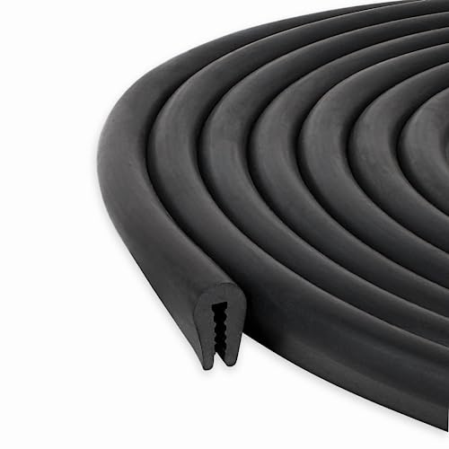 U Kanal Kantendichtung EPDM 12,1 mm hoch x 7,7 mm breit, Meterware von Seal Rubber