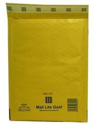 Sealair MLGD1, Mail lite gold, BL 180 X 260 mm, 100 Stück von Sealair