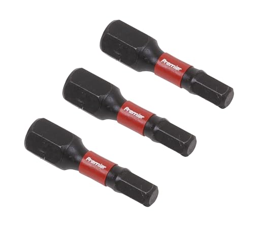 Hex 4mm Impact Power Tool Bits 25mm - 3pc von Sealey